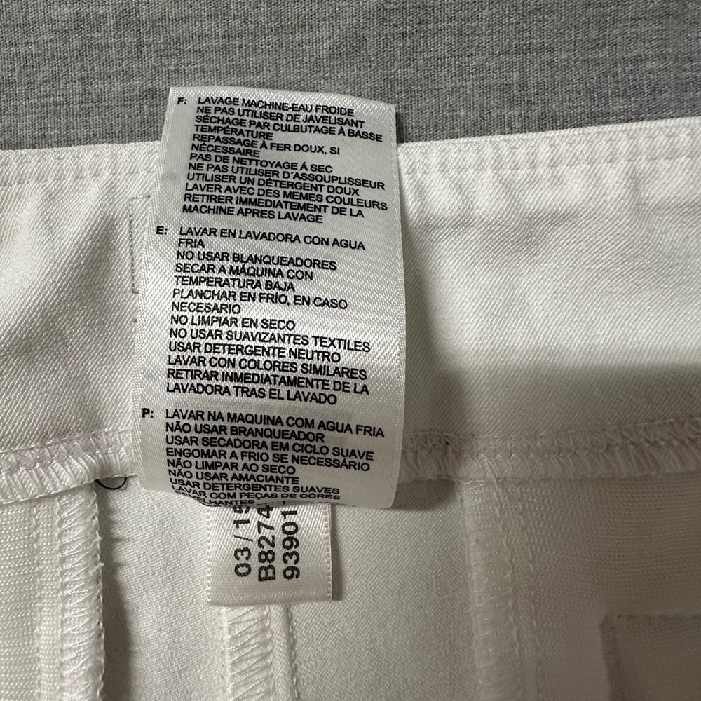 adidas White Women's Golf Pants - Picture 6 of 8
